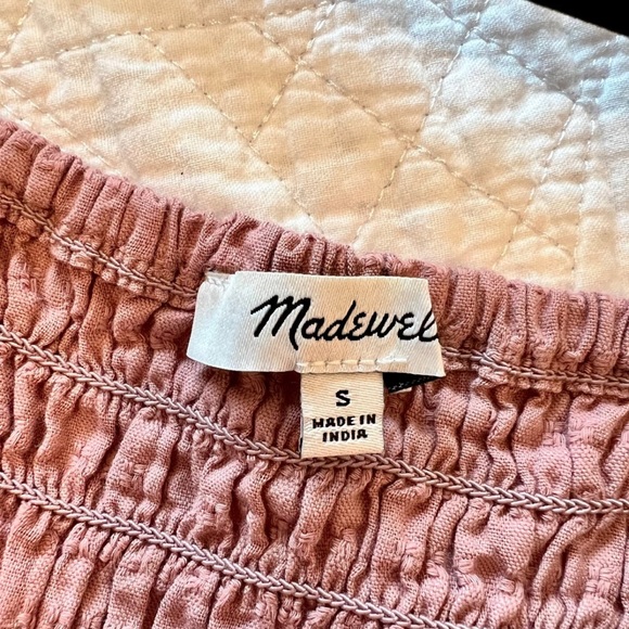 Madewell Rosalie Tie-Strap Top in Textured Gingham - Picture 5 of 6